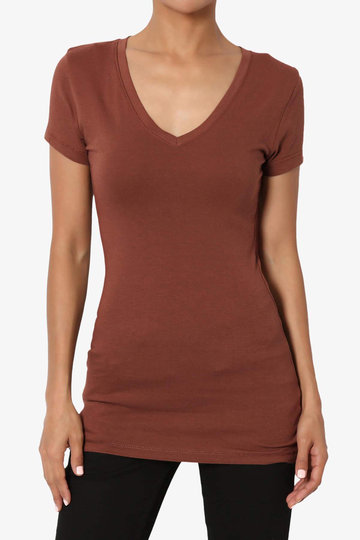 Candela V-Neck Short Sleeve T-Shirts