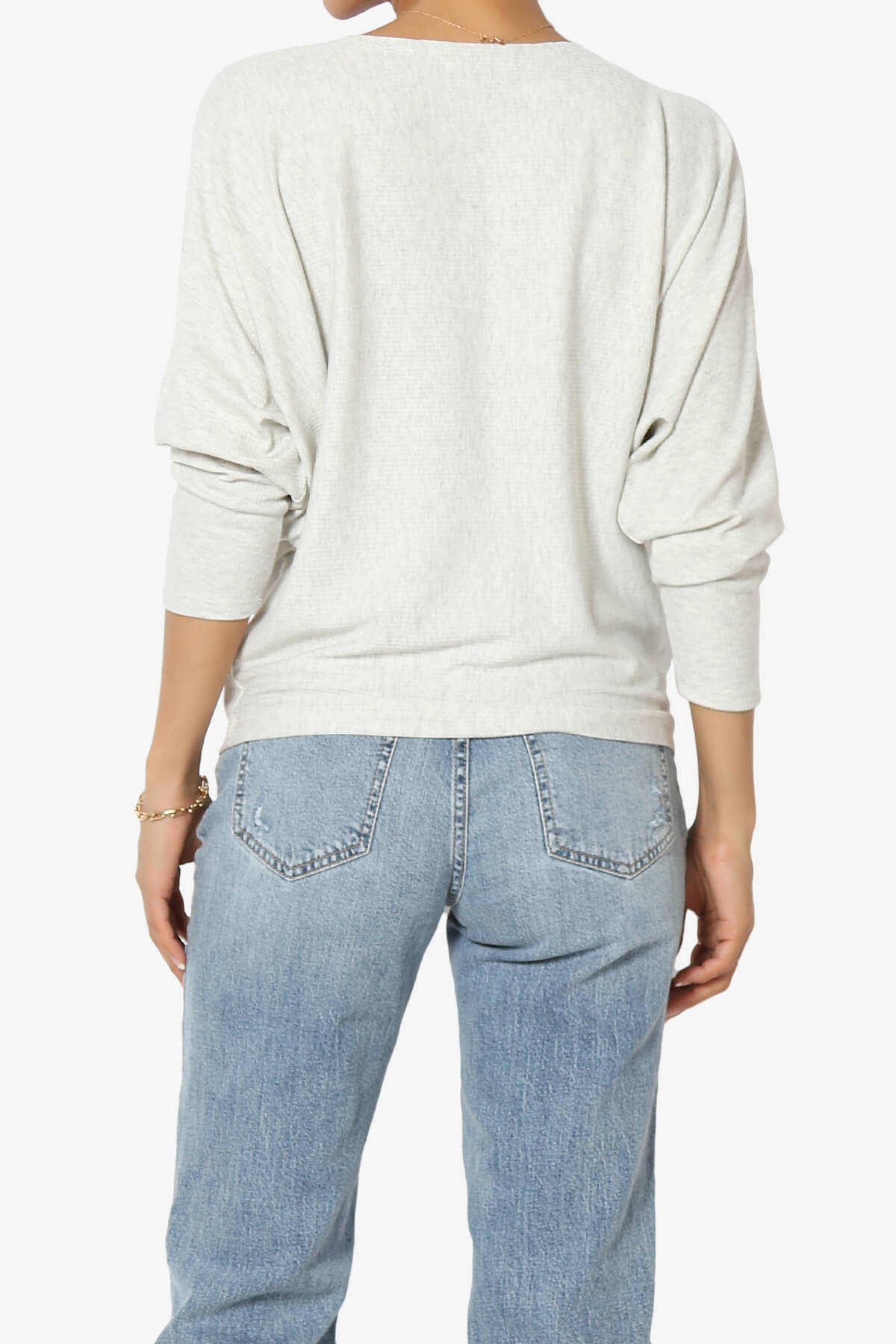 Pepper Dolman Sleeve Ribbed Top