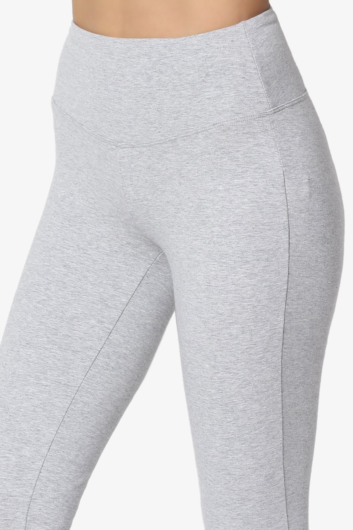 Ansley Cotton Wide Waistband Ankle Leggings MORE COLORS