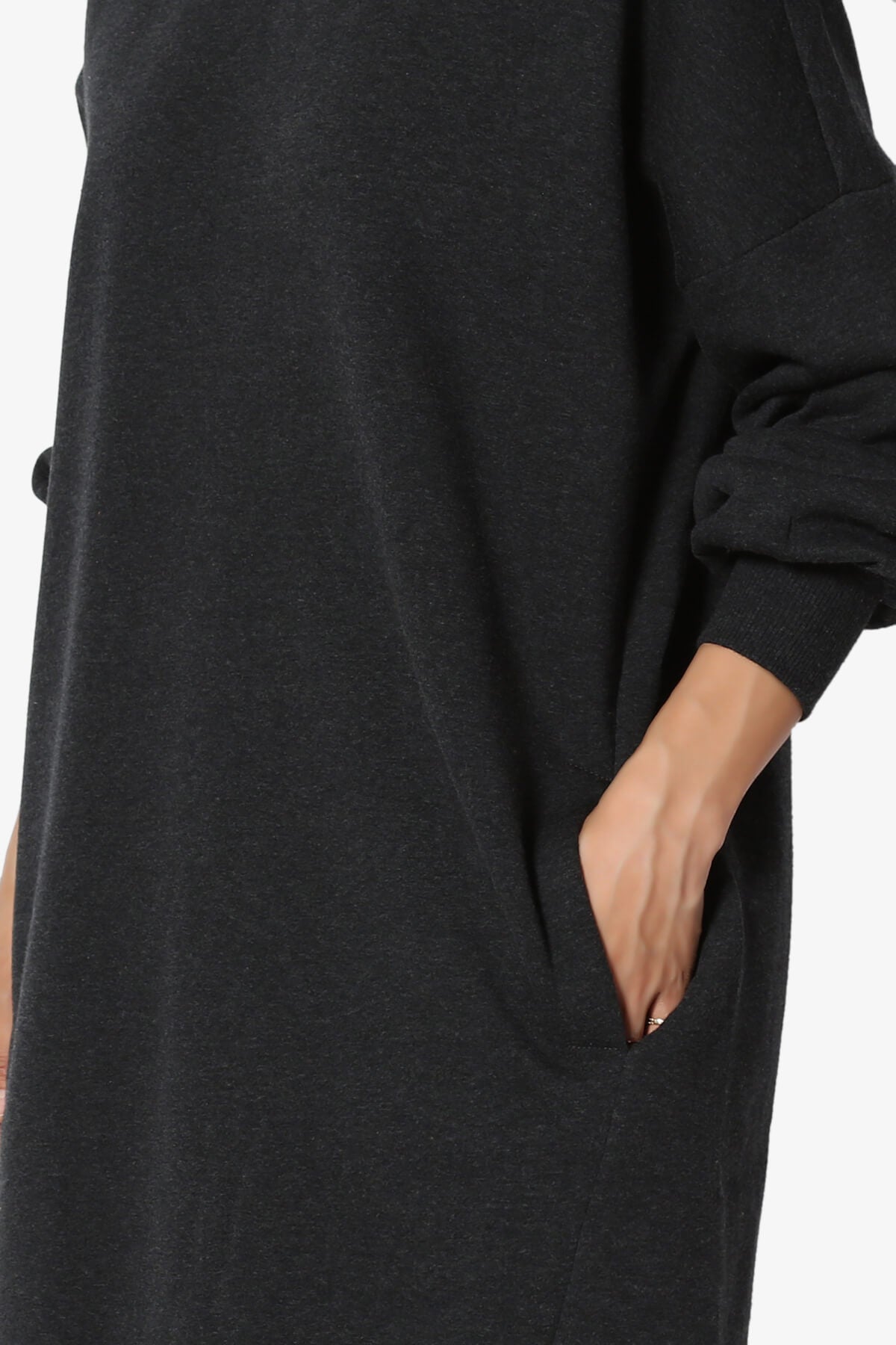 Accie V-Neck Tunic Sweatshirt