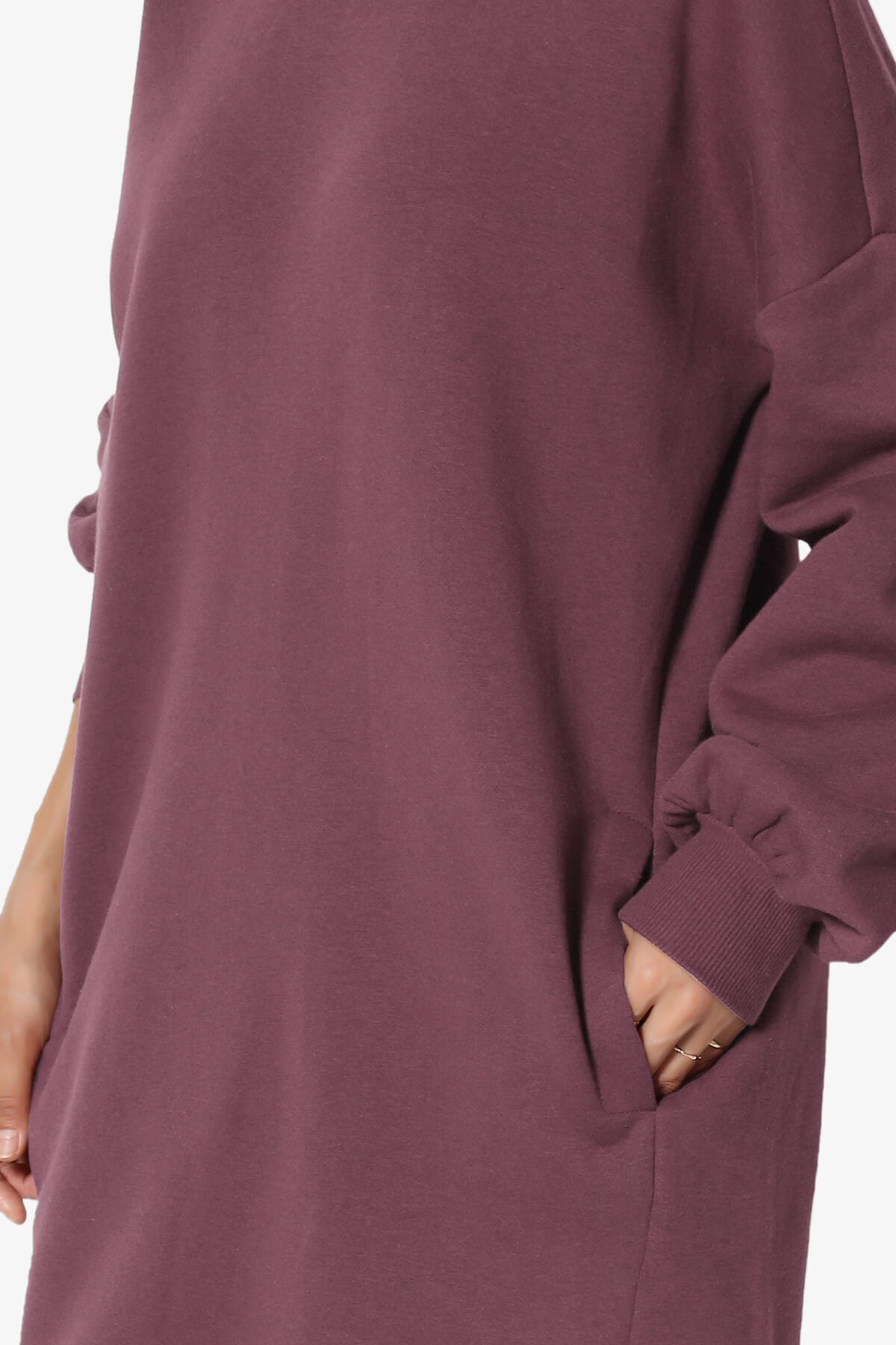 Accie V-Neck Tunic Sweatshirt