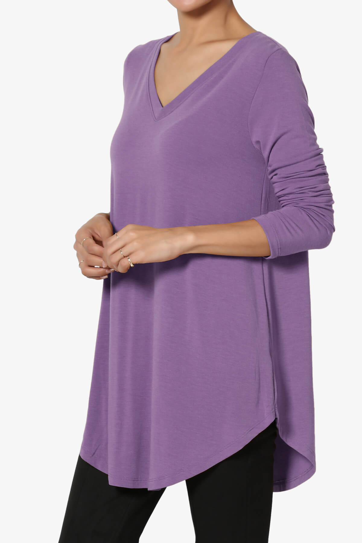 Ramada Long Sleeve Flowy Jersey Top MORE COLORS
