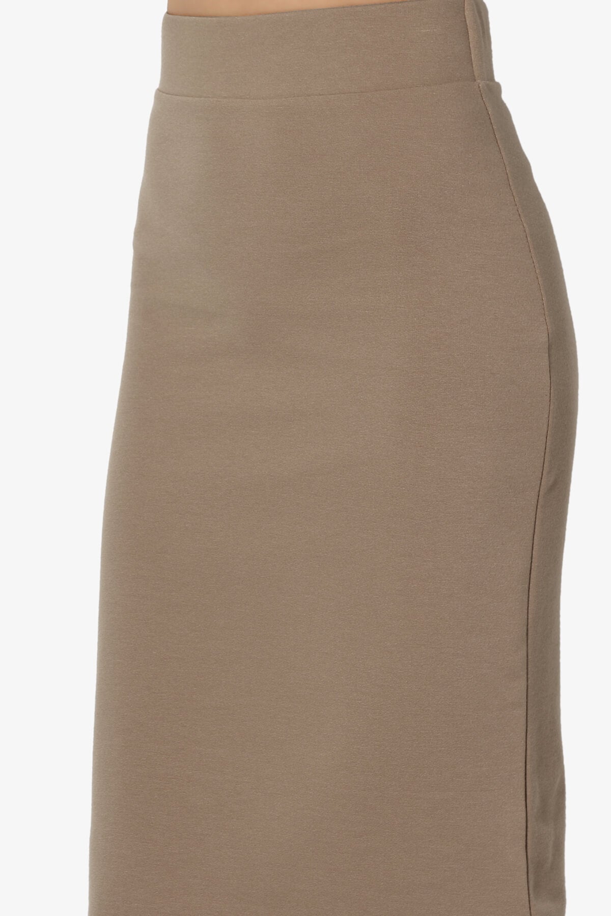Gisele Ponte Basic Knee Pnecil Skirt PLUS